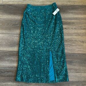 Maeve by Anthropologie Sequin Midi Skirt Size XS